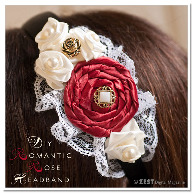 DIY Project: Romantic Rose Headband