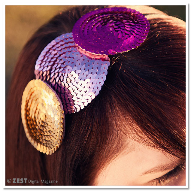 DIY Sequin Headband