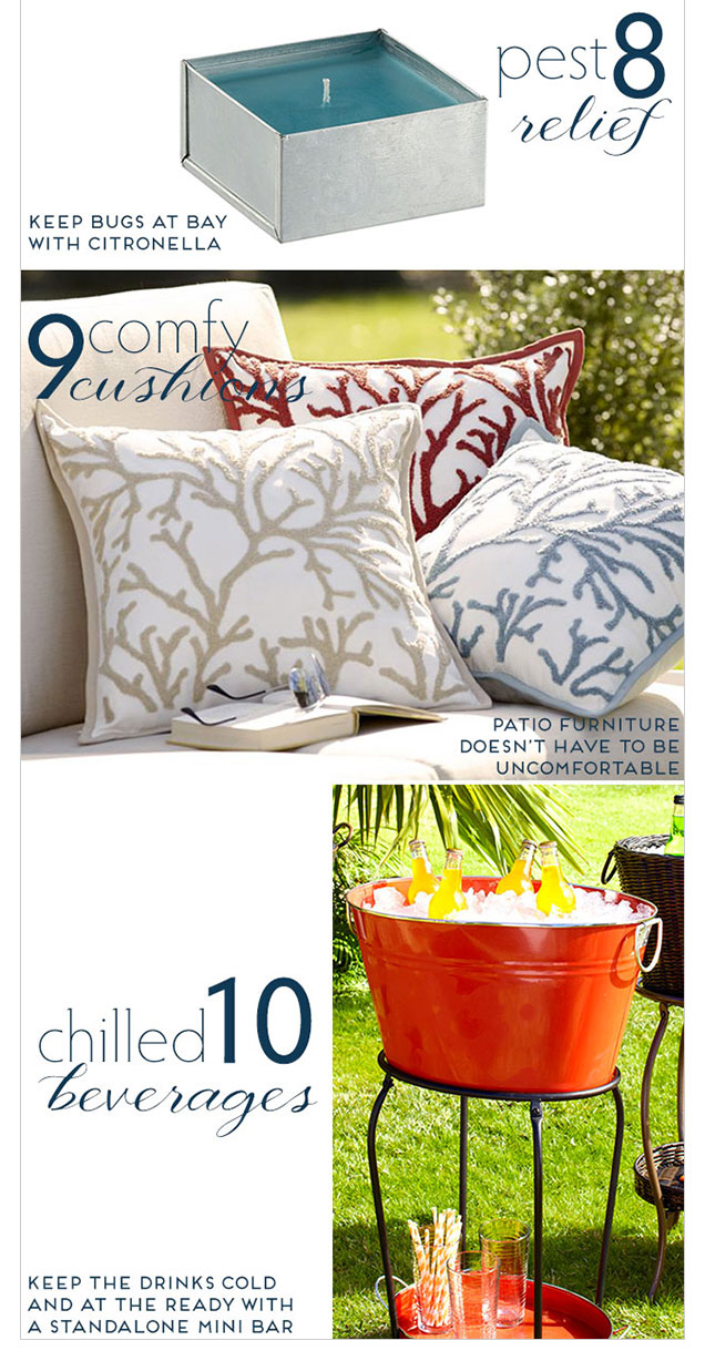 10 Summer Outdoor Entertaining Essentials