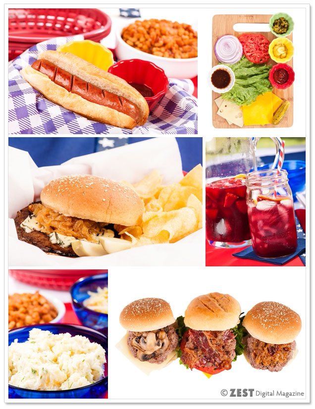 A Build-Your-Own Hot Dog and Hamburger Bash