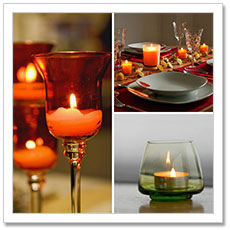 Candles Add Charm To A Casual Table