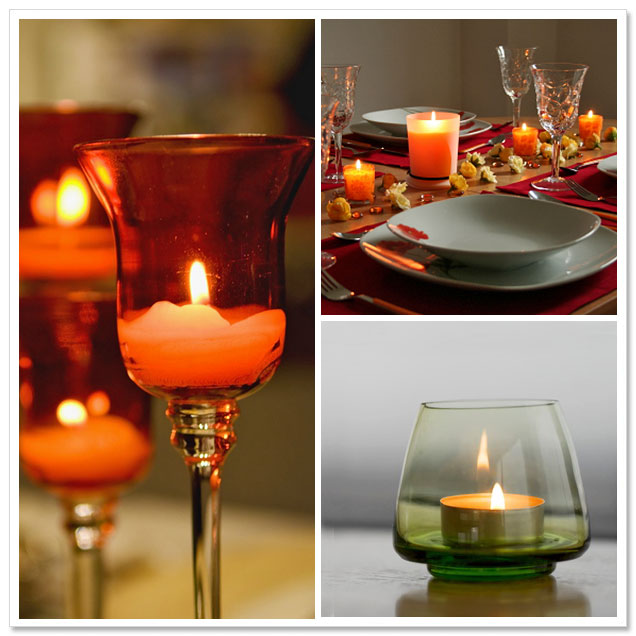 Candles Add Charm To A Casual Table