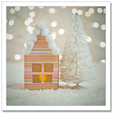 Illuminated Holiday House