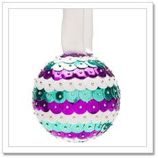 Sequin Ball Ornament